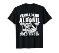 Verdadero Albañil Regalo para Albañiles Camiseta gráfica económica