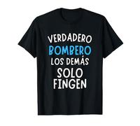 Verdadero Bombero Regalo para Bomberos Camiseta gráfica económica
