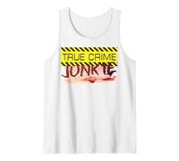 Verdadero Crimen Adicto al Crimen Asesino en Serie programas de Asesinato de televisión Criminal Camiseta sin Mangas