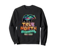 Verdadero-Norte Confiando en Jesús En Un Mundo Salvaje Vbs Oso Natur Sudadera