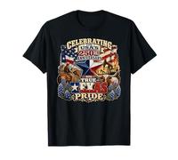 Verdadero Orgullo de Texas U.S.A. 250 Aniversario Camiseta