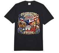 Verdadero Orgullo de Texas U.S.A. 250 Aniversario Comfort Colors Adult Heavyweight T-Shirt