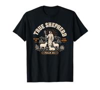 Verdadero Pastor Salmo 23:1 Jesús Buen Pastor Verso de la Biblia Camiseta