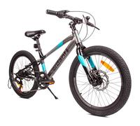 Verdant ALU Bike Bicicleta Infantil 20 Pulgadas Tamaño de Rueda a Elegir 6 velocidades Shimano Ligero Bicicleta para niños de 6 a 10 años Altura Ajustable (Azul Grafito)