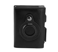 Verdant Touch Cartera de negocios multifunción para localizador de iOS, clip de cartera para hombre, para tarjeta bancaria, billetes, pasaporte, color negro, multicolor, 60_x_180_cm