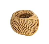Verdant Touch Mechas de vela de cáñamo orgánico, 2 mm preenceradas, 30 m, 2 unidades, ecológicas y no tóxicas, perfectas para hacer velas y lámparas de aceite