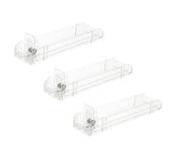VERDANVERSE 1 Juego Auto Push Cigarette Display Rack For Store Use Lightweight Cigarette Showcase With Easy Installation Practical Automatic Tobacco Pusher For Convenient Display 3 Piezas