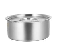 VERDANVERSE 1 pieza Tazón Inoxidable con Tapa para Cocción al Vapor Contenedor de Alimentos para Arroz y Fideos Instantáneos