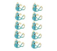 VERDANVERSE 10 piezas Anillo Ajustable Diseño Divertido y Único de Joyería Creativa de Aleación de Zinc para Mujer Accesorio y Llamativo para Uso Diario