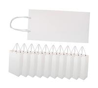 VERDANVERSE 10 Piezas Papel Kraft para Vino Resistentes y Reutilizables con Asas para Botellas para Regalos y Almacenamiento de Botellas de Vino y Bebidas Alcohólicas