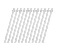 VERDANVERSE 12 Piezas Varillas de Repuesto para Pulsador de Cisterna de Inodoro en Plástico Blanco Longitud Ajustable y Fácil Reemplazo para Tanque de Baño