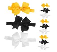 VERDANVERSE 12piezas Diademas Lazos para Niñas Diadema de Moño Lazo Accesorios Cabello para Recién Nacidos y Bebés Pequeños