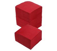 VERDANVERSE 150 piezas Unidades Servilletas de Papel sin Polvo Color Vino para Cócteles y Cenas Elegantes Restaurantes Occidentales Desechables y Suaves