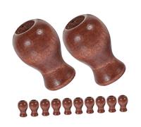 VERDANVERSE 18piezas Cuentas De Madera Cordón Tiradores para Persianas Repuesto De Herrajes para Cortinas Decoración para Ventanas Colgante Tirador para Persianas