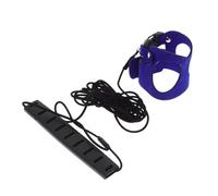 VERDANVERSE 1juego Arnés y Correa para Mascotas Pequeñas Arnés Ergonómico y Resistente para Hámsters Cobayas y Ardillas Juego Completo Marino Mediano para Paseos Seguros