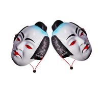 VERDANVERSE 2 Piezas Accesorios de Disfraz para Adultos Máscara Realista para Eventos Culturales Temáticas y Representaciones Históricas