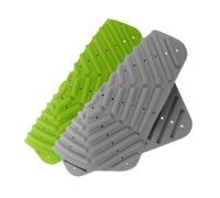 VERDANVERSE 2 Piezas Alfombra De Gallinero Gallinas Doble Lavar Platos Ropa De Cama De Pollo Horno Accesorios De Pollo Conchas De Ostras para Pollos Alimentador Calentador Gel De Sílice