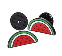 VERDANVERSE 2 piezas Broche Pin Sandía Clips de Solapa Divertidos para Mujer Broches Creativos para Ropa y Bufandas Accesorios de Moda para Fiesta y Uso Diario