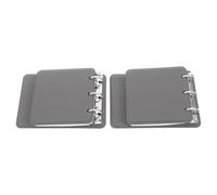 VERDANVERSE 2 Piezas Cuaderno Portátil Estructura de Anilla Metálica Superior Páginas Desprendibles Material de Papel y Pu para Estudiantes y Oficina para Uso en Reuniones y Planificación