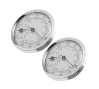 VERDANVERSE 2 Piezas Mini Higrómetro Termómetro Analógico de Alta Precisión para Cigarros Medidor de Humedad Portátil sin Batería para Interiores y Exteriores Control Fácil y Fiable de