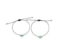 VERDANVERSE 2 Piezas Pulseras Amistad Aguacate Pulseras Trenzadas Ajustables Diseño Creativo y Cómodo para Parejas y Amigos Regalo Duradero y Chic para Mujeres y Adolescentes