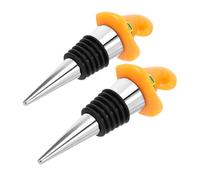 VERDANVERSE 2 Piezas Tapones para Botellas Forma de Sombrero de Bruja Tapones Reutilizables Herméticos para Vino Conservador de Prueba de Derrames Decoración y Favor para Fiestas de Halloween