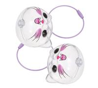 VERDANVERSE 2 Piezas Transparente Caja de Recuerdo para Pelo de Gato Llavero Colgante Decorativo para Bolsos Llaves de Coche y Mochilas Portátil y Ligero Recipiente para Memorias de Mascotas