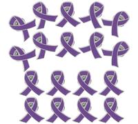 VERDANVERSE 20 Piezas Broche de Cinta Esmaltada Alfileres de Solapa para Concienciación Social Broches de Hierro para Campañas y Recaudación de Fondos Accesorios Ligeros para Mujer y Eventos
