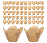 VERDANVERSE 200 Piezas Lotus Cupcake Liners de Papel Antiadherente Resistentes al Calor Aceite para Muffins y Cupcakes Bodas Cumpleaños y Showers