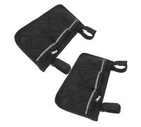 VERDANVERSE 2piezas Bolsa Lateral Para Sillas De Ruedas Con Banda Reflectante Accesorio De Almacenamiento Para Andadores y Rollators Diseño Seguro y