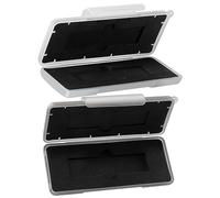 VERDANVERSE 2piezas Caja De Protección para Disco Duro Ssd Nvme Estuche De Transporte Resistente Al Agua y Golpes para Almacenamiento De Discos Duros PP