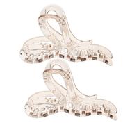 VERDANVERSE 2piezas Heart Hair Claw Clips No-slip Decorative Jaw Clips for Wave Hairstyles Snake Design Hair Accessories for Women and Girls