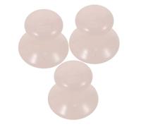 VERDANVERSE 3 Piezas Herramientas de Gua Sha de Jade Forma de Champiñón Masajeador Facial Portátil para Mujeres Piedra de Masaje Facial con Efecto Refrescante y Diseño Adaptado para
