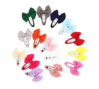 VERDANVERSE 30piezas Pinzas Pelo Lazos Para Niñas Pinzas Pelo De Princesa Coloridas y Antideslizantes Para Bebés y Niñas Fiesta