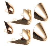 VERDANVERSE 3pares Fundas Metálicas Para Protección De Calzado Punta Decorativa Protectores De Puntera Para Tacones Altos Usos Eventos o Fiestas