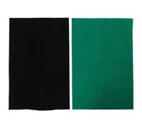 VERDANVERSE 4 Piezas Alfombrilla Reptil No Adhesiva Absorbente para Dragones Barbudos Tortugas Serpientes Tapete Decorativo Lavable para Terrarios Verde y Negro