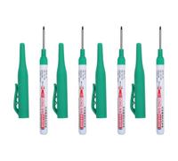VERDANVERSE 4 Piezas Marcador Permanente de Punta Larga Tinta Rápida y Resistente al Agua para Metal y Madera, Cuerpo de Plástico Reutilizable Adecuado para Talleres y Ambientes al Aire Libre