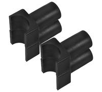 VERDANVERSE 4 Piezas U-shaped Plastic Wheelchair Seat Rail Guides Clamps For Transport Chairs Replacement Parts Fit Drive Wheelchair Models