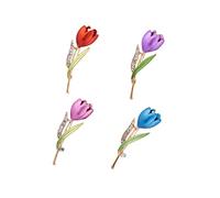 VERDANVERSE 4piezas Broche Forma De Gemas Broches Creativos Para Mujer Accesorios De Disfraz Decoración Para Fiesta o Banquete Pequeño Obsequio Para Señoras