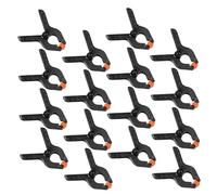 VERDANVERSE 50 Piezas Unidades Clips de Resorte Resistentes para Fotografía Pinzas de Plástico para Fondo Muselina y Lienzo Sujetadores Rápidos para Estudio y Exteriores