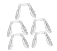 VERDANVERSE 5piezas Almohadillas Nasales Blandas De Silicona Unidades Repuesto Para Gafas De Seguridad Almohadillas Antideslizantes Para Puente Nasal
