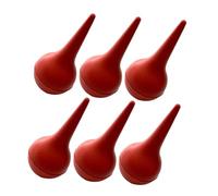 VERDANVERSE 6 de Bulbo para Bebés Goma Roja para Limpiar Oídos y Nariz, Succión de Cerumen y Mucosidad Limpieza Precisa y Segura