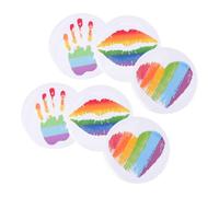 VERDANVERSE 6 piezas Broches de Solapa Arcoíris Esmalte Lgbtq Accesorios Orgullo para Ropa Sombreros Mochilas Regalos