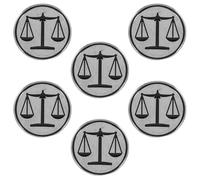 VERDANVERSE 6 Piezas Pin Balanzas Justicia para Abogados y Estudiantes de Derecho Accesorio Vintage para Trajes y Camisas