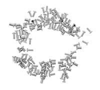 VERDANVERSE 60 Pares Kit de Reparación de Precisión para Gafas 60 Pares de Tornillos y Tuercas Tamaño 2.3X1.55X3.4 MM, Accesorios para Mantenimiento de Monturas y Gafas de Sol, Herramienta