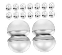 VERDANVERSE 8 Pares De Pendientes Magnéticos De Perlas Para Boda Pesas Para Velo De Novia Accesorios Para Vestido De Novia Pendientes Magnéticos De Perlas Pesas Para Velo