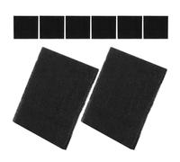 VERDANVERSE 8 Piezas Filtros de Carbón Activado para Caja de Arena de Gato, 8 Piezas Cuadradas 6.5X6 Pulgadas, Absorbente de Olores para Arenero y Cubo de Compost, Filtro Reemplazo Duradero