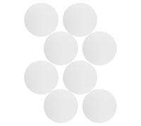 VERDANVERSE 8 Piezas Tablero de Lienzo Redondo Agarre Mano para Pintura al Óleo, Preimprimido y Suave, de Algodón y Cartón Adecuado para Técnicas Intrincadas y Bocetos al Aire Libre