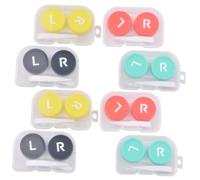 VERDANVERSE 8piezas Estuche De Lentes De Contacto De Viaje De Caja De Almacenamiento Portátil Herramientas Material Resistente Accesorios Prácticos para Uso Hogar y Viajes