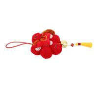 VERDANVERSE Adorno Colgante Año Lunar 2026 Borla Roja China, Decoración del Año del Caballo para Fondo Fotográfico, Amuleto de Suerte Feng Shui para Festivales y Hogar, Símbolo Tradicional